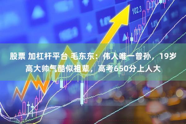 股票 加杠杆平台 毛东东：伟人唯一曾孙，19岁高大帅气酷似祖辈，高考650分上人大